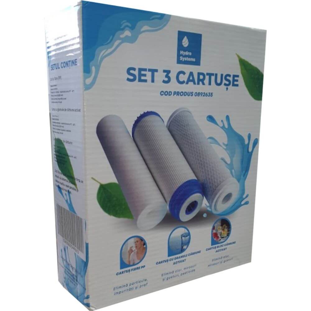 Set 3 cartușe, 1+2+3 trepte